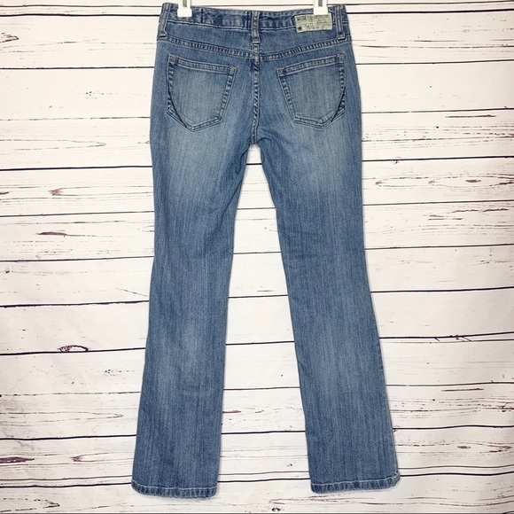 Converse One Star Light Wash Bootcut Jeans Size 2 - Picture 11 of 11